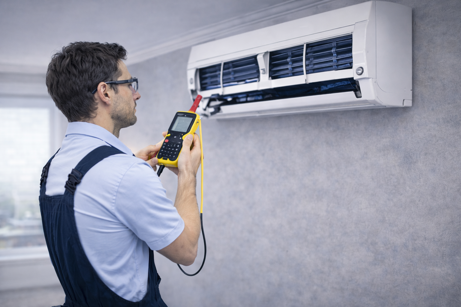 Serviço de manutenção de equipamentos de climatização